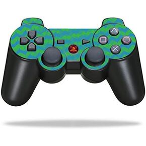 غلاف لاصق واقٍ من الفينيل متوافق مع جهاز تحكم Sony Playstation 3 PS3 وغطاء لاصق شارب شيفرون