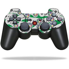 Protective Vinyl Skin Decal Skin Compatible with Sony Playstation 3 PS3 Controller wrap Sticker Skins Retro Controllers 1