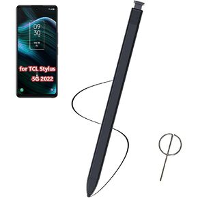 Stylus 5G Pen Replacement for TCL Stylus 5G T779W Version Stylus Pen with Eject Pin (Lunar Black)