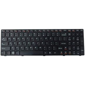 لوحة مفاتيح أمريكية سوداء لينوفو Z570 Z575 B570 B575 B590 V570 V575 V580، P/N: 25-013358 V-117020FS1-US in Kuwait