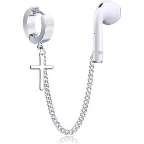 1 Pair (Need Ear Hole) Anti Lost Earring Strap Bluetooth Earphone Holders Accessories Unisex Anti-lost Earring Clip For AirPods Pro Earhooks-Style 6#