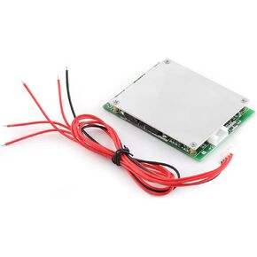 Oumefar BMS Protection Board, 4S 100A 12V LiFePO4 BMS PCB Protection Board Lithium Iron Battery Protection Board with Balancing with Overcharge/Overdischarge/Overcurrent/Short Circuit Protection