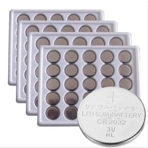 100Packs CR2032 Lithium Battery 3V cr2032 Coin Cell 230mAh Bulk