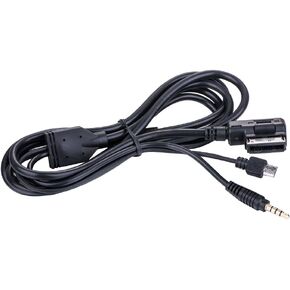AUX Cable Compatible with Mercedes Benz 2010-2016 CLS E GL GLK ML S SL SLK R W Class Charging for Samsung Sony Xiaomi Phone MMI Socket
