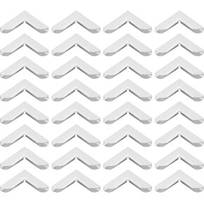 PATIKIL 20mm Metal Book Corners, 200pcs Photo Corners Book Corners Protector Retro Metal Decorative for Crafting Scrapbook Photo Album Book Binding, Bronze