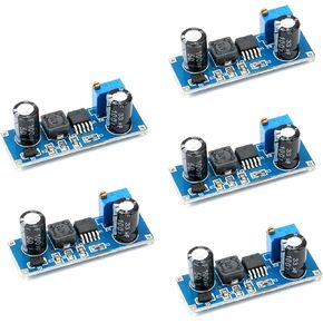 5Pcs XL7015 DC-DC Power Converter Module 1.25-20V Adjustable Step Down Power Module 5-80V Wide Voltage Input Power Voltage Converter Module