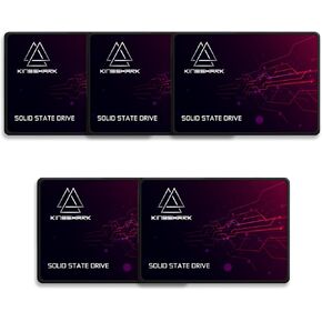 SSD 2.5 SATA III 64GB High Performance Internal Solid State Drive for Desktop Laptop 5 Unit Pack [64GB(5 Packs),2.5-SATA3]