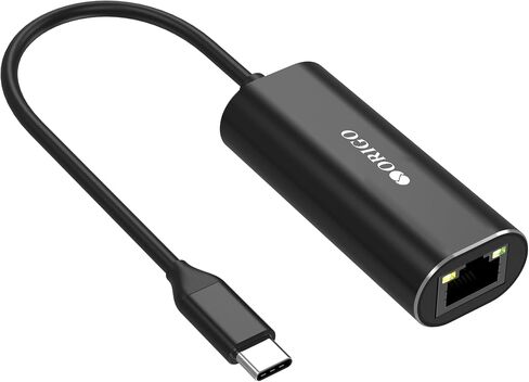 محول Origo OU300N USB C إلى Gigabit Ethernet من الألومنيوم 2 في 1 (Thunderbolt 4/3) لنظام التشغيل Windows وMac OS وiPad OS والمزيد، أسود in Saudi Arabia