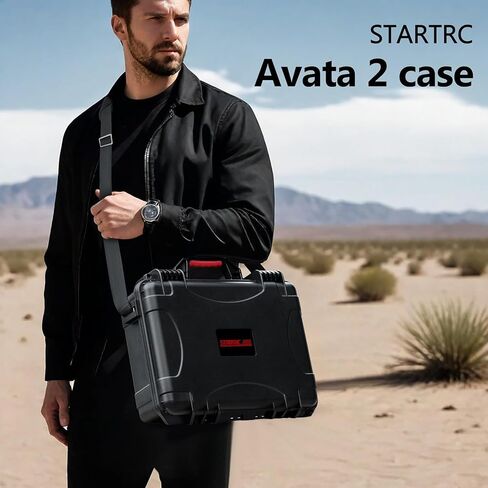 Avata 2 Case, Waterproof Hard Carrying Case for DJI Avata 2 Drone with DJI Goggles 3/FPV Remote Controller 3/RC Motion 3,Battery Charging Hub Accessories in Saudi Arabia