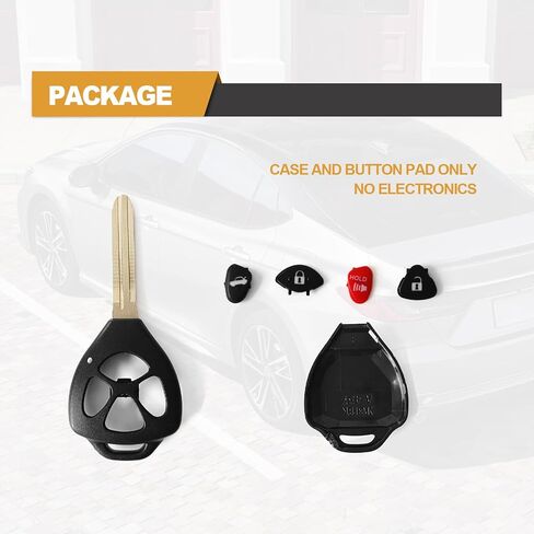 مفتاح تشغيل السيارة بدون مفتاح للتحكم عن بعد يناسب Toyota 2007-2011 Camry، 2008-2013 Avalon، 2008-2013 Corolla، 2009-2014 Venza OEM# HYQ12BBY، GQ4-29T in Saudi Arabia