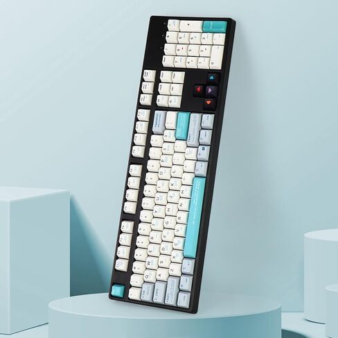 YIMAGUJRX PBT Keycaps 128 Keys Blue 996 Style Keycaps DYE-Sub Cherry Profile Keycaps,Custom Keycaps Set for Mechanical Keyboard in Saudi Arabia