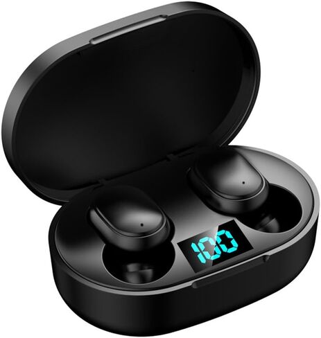 E6S Wireless Earbuds Bluetooth Headphones (Black) in Saudi Arabia