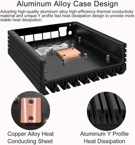 Micro Firewall Appliance, Inter J6413 Fanless Firewall Mini PC, 5 Inter 2.5Gbe I226-V Ports, Support AES-NI Soft Router PC VPN OPNsense Proxmox, 8GB RAM 128GB SSD in Saudi Arabia