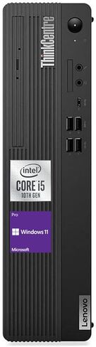 Lenovo ThinkCentre M80s SFF Business Desktop, Intel Core i5-10500 vPro, 16GB RAM, 1TB PCIe SSD, DP, HDMI, RJ45, DVD-RW, Wired KB & Mouse, Wi-Fi 5, Windows 11 Pro in Saudi Arabia