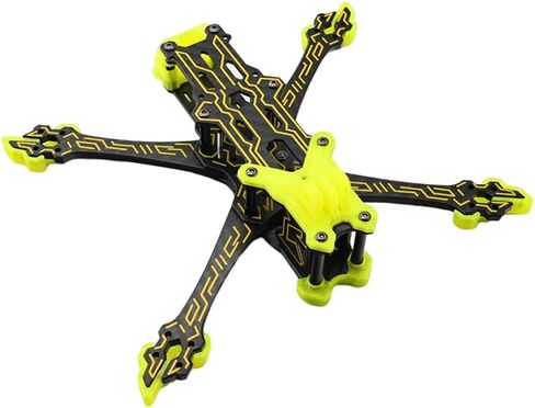 إطار الطائرة بدون طيار المصقول FPV، HD/تناظري 6S Freestyle FPV Racing Drone، طباعة الشاشة، ألياف الكربون بقاعدة العجلات 218 مم، أذرع 5 بوصة 6 مم in Saudi Arabia