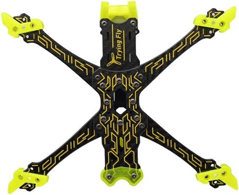 إطار الطائرة بدون طيار المصقول FPV، HD/تناظري 6S Freestyle FPV Racing Drone، طباعة الشاشة، ألياف الكربون بقاعدة العجلات 218 مم، أذرع 5 بوصة 6 مم in Saudi Arabia
