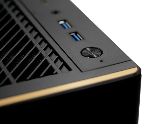 سطح المكتب ZOTAC Gaming MEK Hero للألعاب A7748S AMD Ryzen 7 7700X، GeForce RTX 4080 Super Trinity Black Edition 16GB GDDR6X، 16GB 4800 MHz DDR5، 1 تيرابايت SSD، واي فاي + بلوتوث 5.2 - GH4080SA7700XBL-01-U-W4B in Kuwait