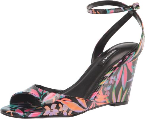 Nine West Womens Nevr8 Wedge Sandal in Kuwait