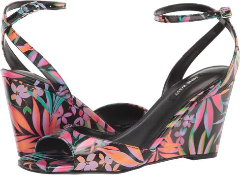 Nine West Womens Nevr8 Wedge Sandal in Kuwait