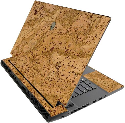 MightySkins Skin for Alienware M15 R3 (2020) & M15 R4 (2021) - Black Diamond Plate | Protective Viny wrap | Easy to Apply and Change Style | Made in The USA in Saudi Arabia