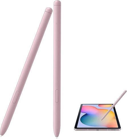 2 حزمة من أقلام Galaxy Tab S6 Lite S البديلة لأقلام Samsung Galaxy Tab S6 Lite Stylus Pen S Pen، EJ-PP610BPEGUJ، NoBluetooth (وردي) in Kuwait