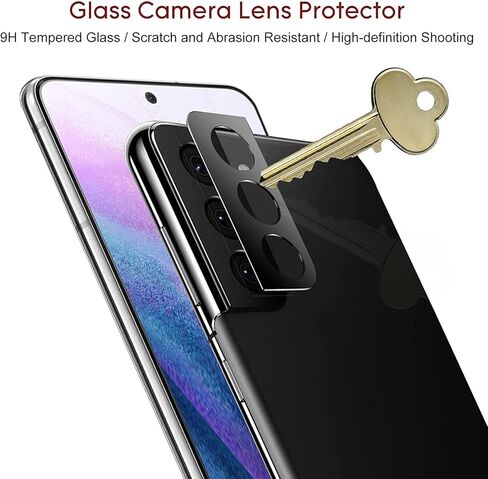 [2+2 for [Samsung Galaxy S24 Plus] Privacy Screen Protector Tempered Glass 6.7 with Camera Lens Protector and Installation Tool, [Fingerprint Unlock], Anti Scratch, Anti Spy, Case Friendly in Saudi Arabia