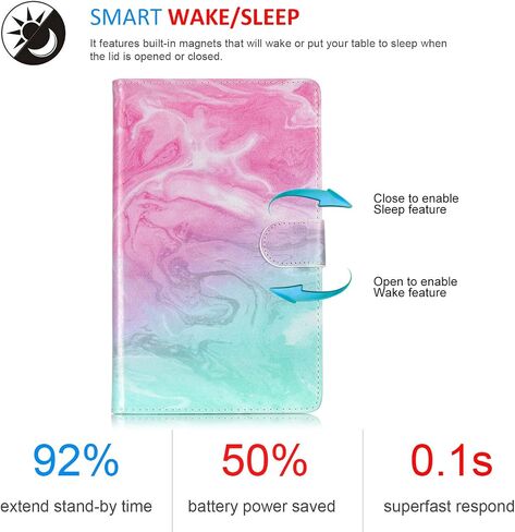Dteck Case for Amazon Kindle Fire HD 8 Tablet (8th/7th/6th Generation, 2018/2017/2016 Model) 8" - Durable Soft Silicone TPU Case Slim Fit Lightweight Thin Cover Protective Transparent Case (Clear) in Kuwait