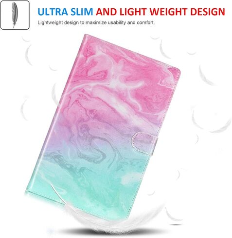 Dteck Case for Amazon Kindle Fire HD 8 Tablet (8th/7th/6th Generation, 2018/2017/2016 Model) 8" - Durable Soft Silicone TPU Case Slim Fit Lightweight Thin Cover Protective Transparent Case (Clear) in Kuwait