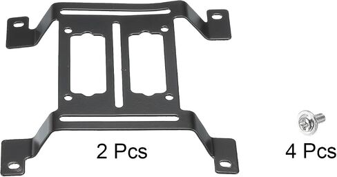 MECCANIXITY Water Cooling Pump Radiator Support Holder Arched Water Pump Bracket 116x115x1.4mm Black in Saudi Arabia