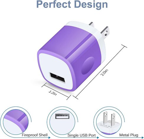 Googel 7A C نوع كتلة شحن USB C صندوق توصيل جداري شحن سريع كابل شاحن الهاتف لهاتف Samsung Galaxy A13، A12، A53، A73، A04S، A03s، A02s، Note 20، Motorola Edge +، Moto Razr، G32، G42، G62، جي ستايلس in Kuwait