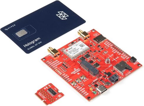 SparkFun MicroMod Asset Tracker Carrier Board - 1x Hologram eUICC SIM Card - 1x MicroMod Update Tool - اتصالات بيانات Cloud LTE-M الآمنة للاستخدام متعدد المناطق - يجب على المزود المحلي تقديم تغطية LTE-M in Saudi Arabia