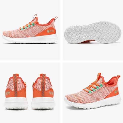 أحذية STQ سهلة الارتداء للنساء أحذية تقويم العظام بدون استخدام اليدين أحذية رياضية للمشي مرجاني فاتح 9.5 in Kuwait