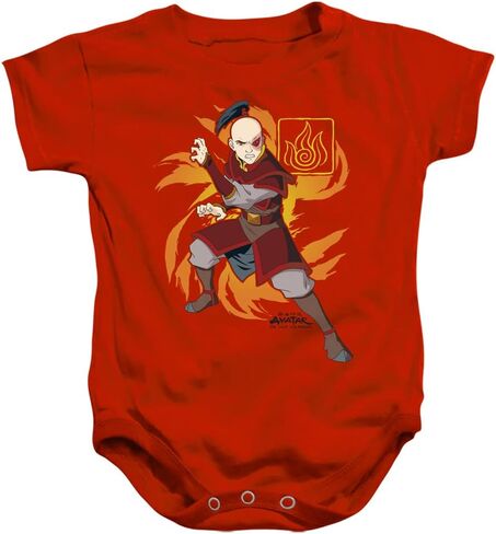 بدلة Popfunk Avatar The Last Airbender Zuko Flame Burst للأطفال الرضع الأولاد من قطعة واحدة in Saudi Arabia