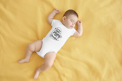 AW Fashions Sorry I Have Plans With Grandma Baby Bodysuit Funny Adorable Newborn Outfit Girl Boy Clothing in Saudi Arabia