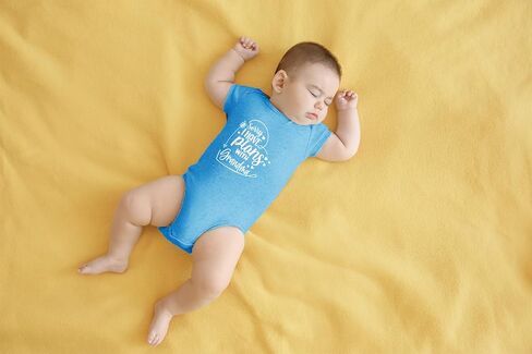 AW Fashions Sorry I Have Plans With Grandma Baby Bodysuit Funny Adorable Newborn Outfit Girl Boy Clothing in Saudi Arabia