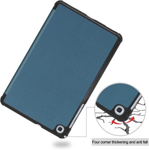 Samsung Galaxy Tab A 8.4 2020 Case, Smart Case Trifold Stand Slim Lightweight Case Cover for Samsung Galaxy Tab A 8.4 2020 SM-T307 Blackish green in Saudi Arabia