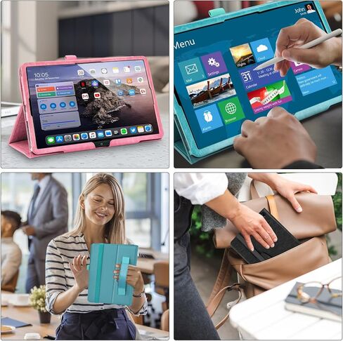 حافظة COO لجهاز Kindle Fire Max 11، غطاء كتب من جلد البولي يوريثان خفيف الوزن مع خاصية التنبيه/السكون التلقائي لجهاز Kindle Fire Max 11 2023، وردي in Kuwait