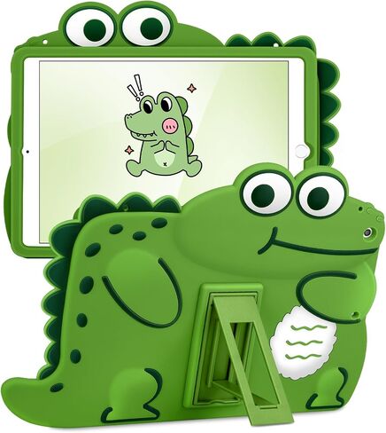 Cute Case for Apple iPad 9/8/7 10.2"/Air 3/Pro 10.5" Fun Funny Cartoon Boys Dinosaur Girls Kickstand Protective Cases for iPad 9th/8th/7th/Air 3rd/Pro 10.5" Cover with Stand in Saudi Arabia