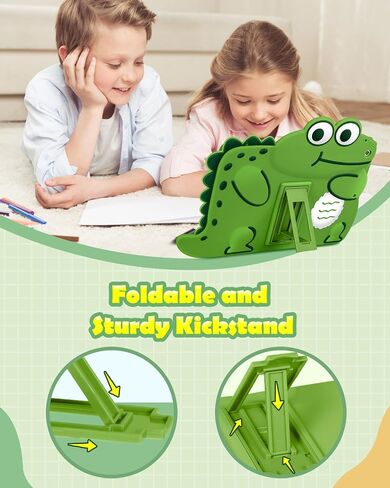 Cute Case for Apple iPad 9/8/7 10.2"/Air 3/Pro 10.5" Fun Funny Cartoon Boys Dinosaur Girls Kickstand Protective Cases for iPad 9th/8th/7th/Air 3rd/Pro 10.5" Cover with Stand in Saudi Arabia