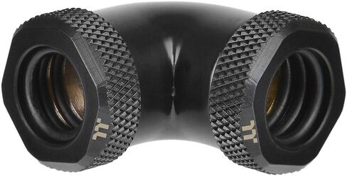أنبوب Thermaltake Pacific G1/4 PETG ذو ضغط مزدوج 90 درجة مقاس 16 مم OD مناسب - كروم in Saudi Arabia