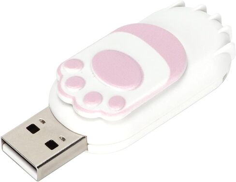 محرك فلاش USB 2.0، عصا ذاكرة USB على شكل مخلب القط لطيف، 16 جيجابايت/32 جيجابايت/64 جيجابايت/128 جيجابايت، عصا ذاكرة USB محمولة على شكل حرف U للكمبيوتر المحمول (64 جيجابايت) in Kuwait