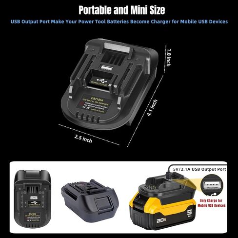 لمحول بطارية DeWalt (تحويل DeWalt 20V إلى Makita 18V) in Kuwait