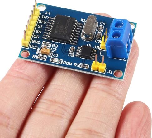 5 قطعة MCP2515 CAN Bus وحدة TJA1050 استقبال SPI وحدة تيار مستمر 5 فولت محول لإمداد الطاقة لاردوينو 51 MCU ARM تحكم مجلس التنمية in Saudi Arabia