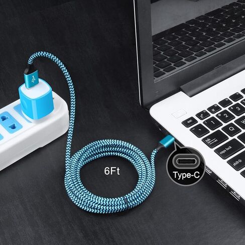 قابس حائط USB 5 فولت/1 أمبير صندوق شاحن بمنفذ واحد مكعب مع كابل شحن سريع من النوع C بطول 6 أقدام لـ Google Pixel 8a 8 pro 7a 7 pro 6a 6 pro 5 4a 4XL 3a XL، Samsung Galaxy S24 Note 20 S23 A55 A14 S22 S21 S20 in Kuwait