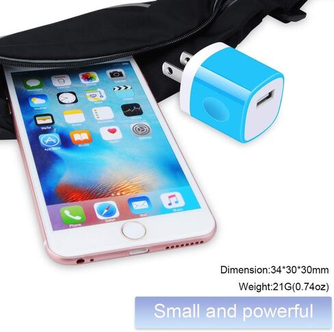 قابس حائط USB 5 فولت/1 أمبير صندوق شاحن بمنفذ واحد مكعب مع كابل شحن سريع من النوع C بطول 6 أقدام لـ Google Pixel 8a 8 pro 7a 7 pro 6a 6 pro 5 4a 4XL 3a XL، Samsung Galaxy S24 Note 20 S23 A55 A14 S22 S21 S20 in Kuwait