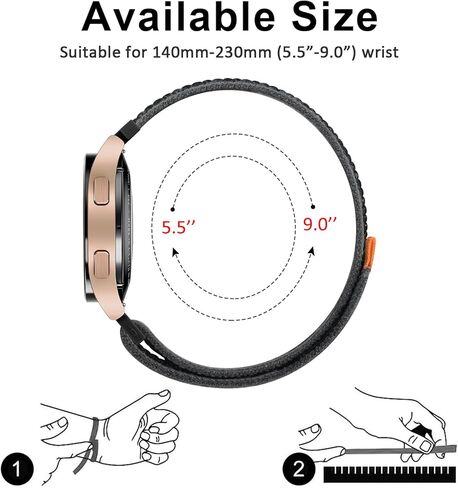 حزام Meliya متوافق مع Amazfit Bip 5 Band Women Men Women Men، حزام ساعة بديل من النايلون الناعم قابل للتعديل 22 مم لساعة Amazfit Bip 5 الذكية in Saudi Arabia