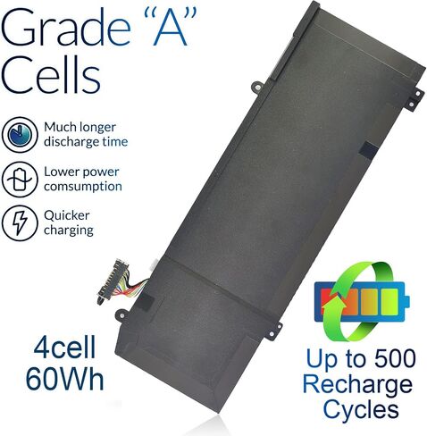60WH 1F22N Battery Compatible with Dell 15 5590-D2783W 5590-D2743B G7 15 7590 G7 17 7790, Alienware M15 R1 M17 R1 P37E P40E P79F P79F001 P82F P82F001, Replacement for 01F22N JJPFK HYWXJ 0HYWXJ 15.2V in Saudi Arabia