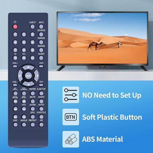 جهاز تحكم عن بعد بديل لتلفزيون PROSCAN DVD Combo LCD LED PLCDV3213A PLDVD3213A PLEDV2845A PLDEDV3292A-B PLDEDV3292-A PLCDV3247A-C in Saudi Arabia