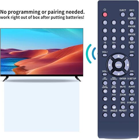 جهاز تحكم عن بعد بديل لتلفزيون PROSCAN DVD Combo LCD LED PLCDV3213A PLDVD3213A PLEDV2845A PLDEDV3292A-B PLDEDV3292-A PLCDV3247A-C in Saudi Arabia