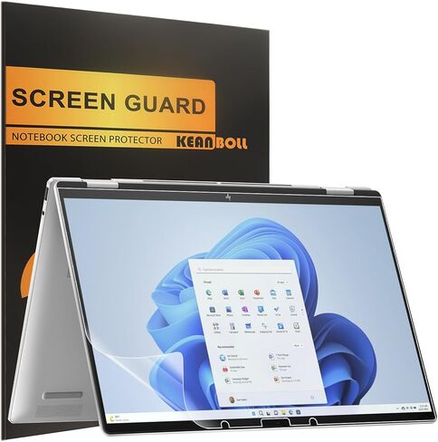 عبوة من 3 قطع من KEANBOLL مصممة لجهاز HP ENVY x360 16 2 في 1 واقي شاشة كمبيوتر محمول بشاشة تعمل باللمس (16 بوصة)، درع مضاد للوهج وبصمات الأصابع (غير لامع) in Saudi Arabia
